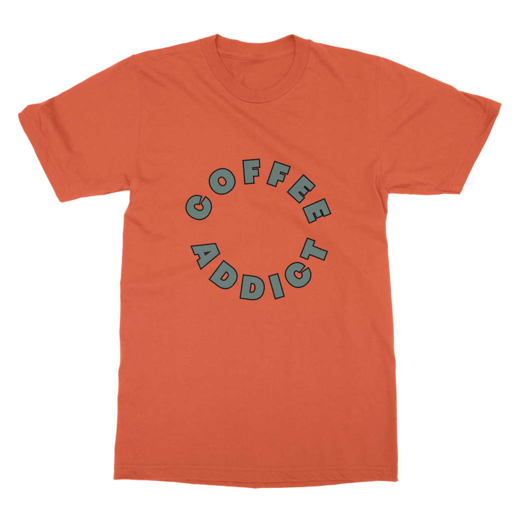 Coffee Addict Classic Adult T-Shirt